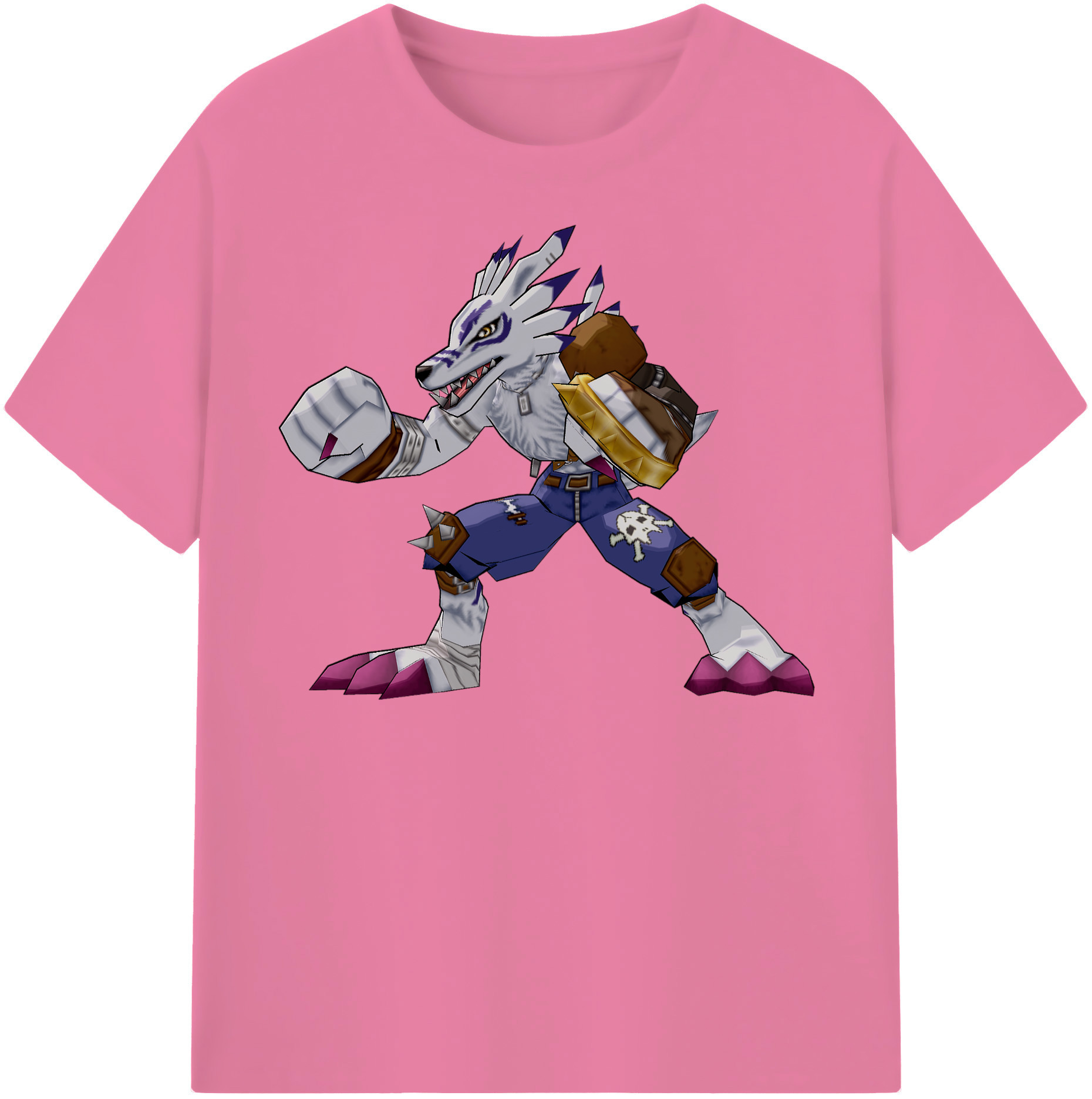 （画像用） Digimon デジタルモンスター/デジモン 綿100％半袖Tシャツ（フロントプリント）